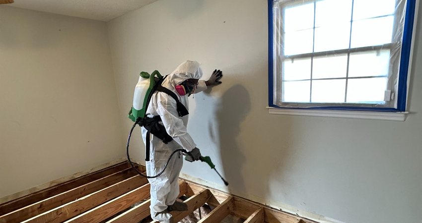 Crawl Space Mold Removal in Two Rivers, WI — photo 1