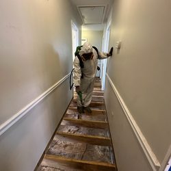 Moisture reading behind drywall